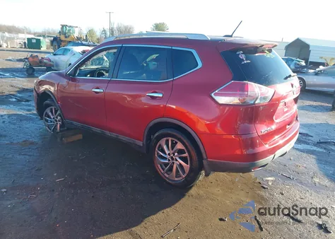 2015 Nissan Rogue Sl из США, поврежденный, VIN 5N1AT2MV3FC888694